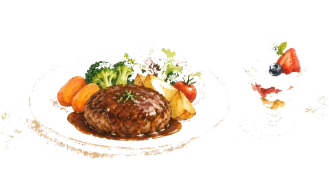 ファミリーレストランの料理のイメージ