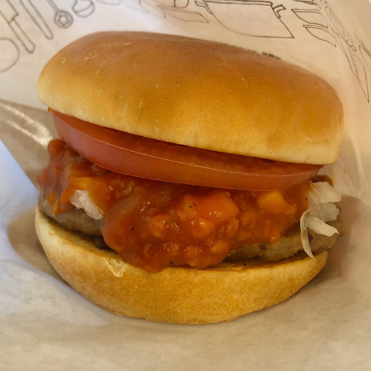 モスバーガーのモスバーガーの提供例